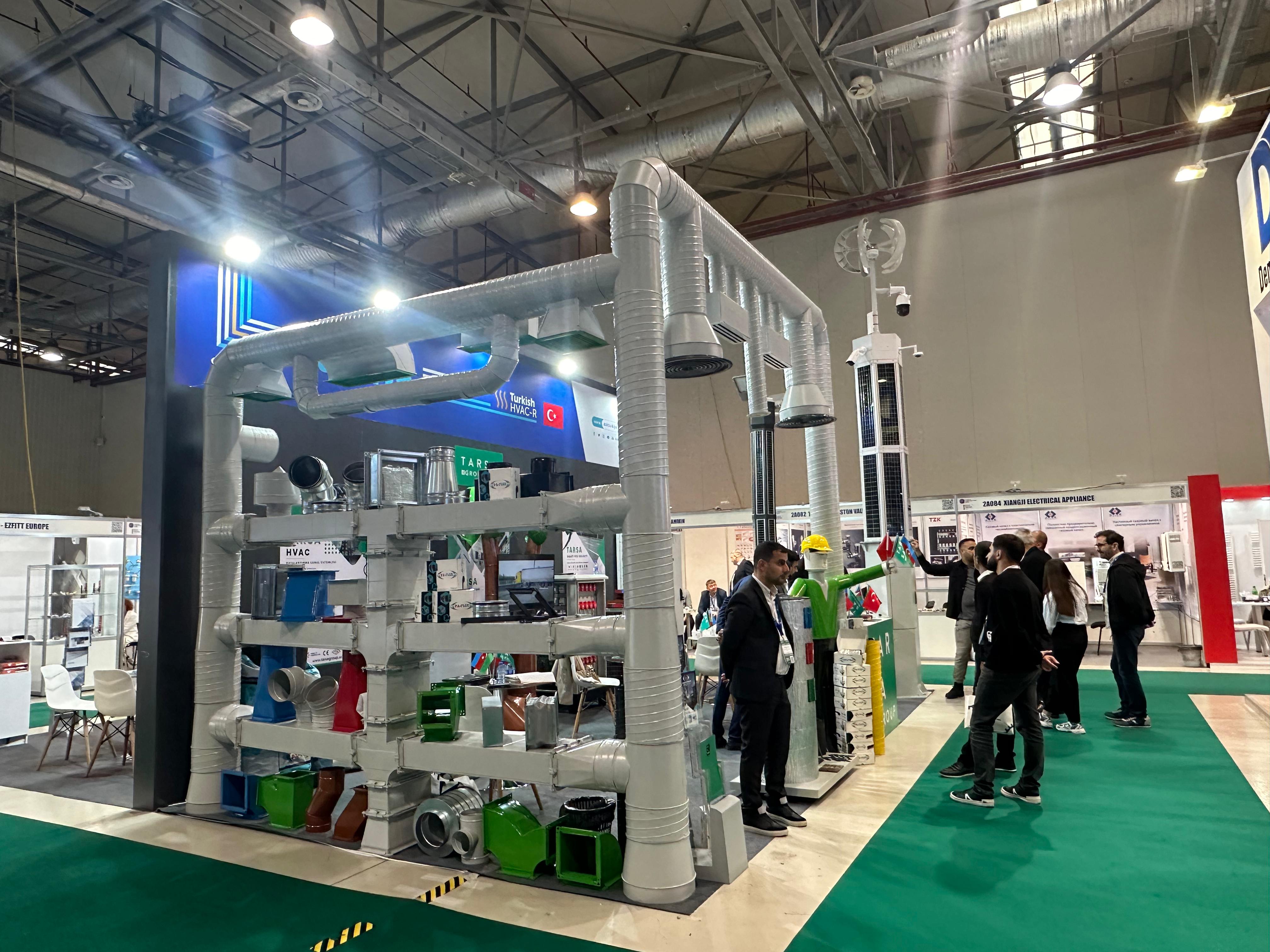 Bakıda Xəzər İnşaat Həftəsi çərçivəsində keçirilən sərgilər Türkiyə-Azərbaycan İş Adamları və Sənayeçiləri İctimai Birliyi (TÜİB) tərəfindən ziyarət edilib.